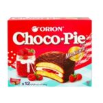 Печенье Orion Choco Pie Raspberry в глазури с малиновой начинкой 360 г