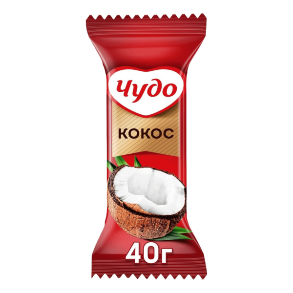 Сырок творожный Чудо кокос глазированный 23% БЗМЖ