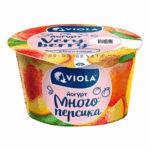 Йогурт Viola с персиком 2,6% БЗМЖ