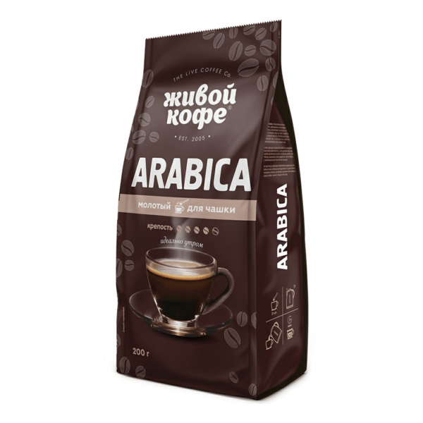 Кофе Живой Кофе Arabica молотый