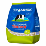 Творог рассыпчатый Экомилк 5% БЗМЖ