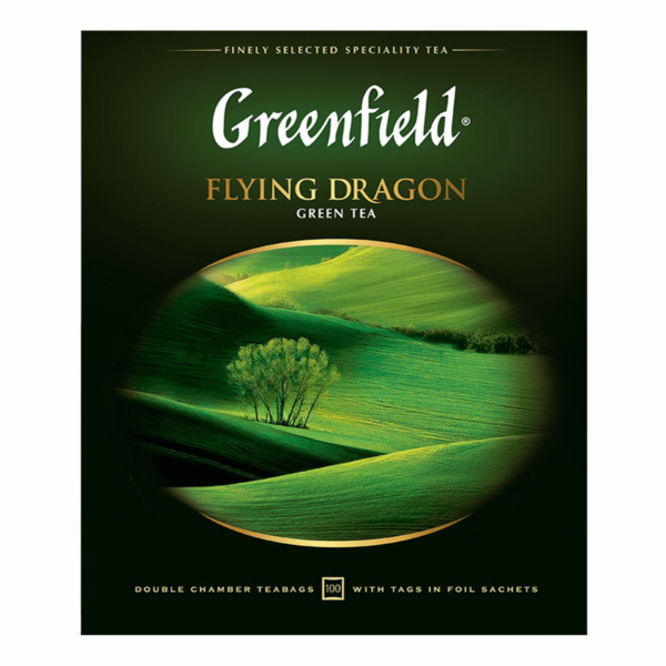 Чай зеленый Greenfield Flying Dragon в пакетиках 2 г х 100 шт
