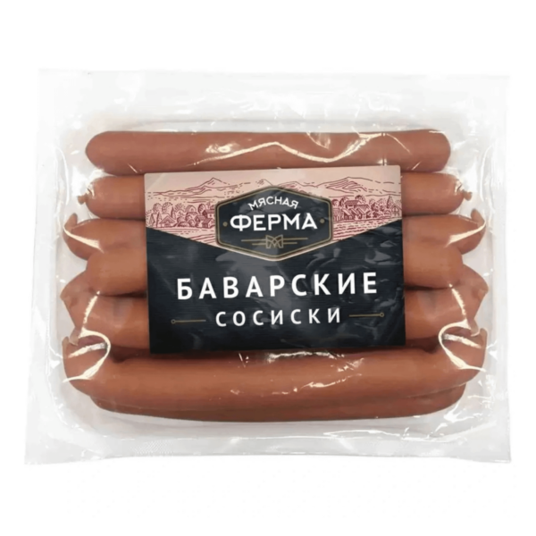 Сосиски Мясная ферма Баварские вареные
