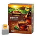 Чай черный Лисма Крепкий индийский в пакетиках 2 г х 100 шт
